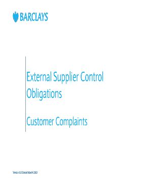 External Supplier Control Obligations .